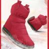 2025 Winter Shoes Women Snow Boots Waterproof Flat Non-slip Women Ankle Boots Fashion Ladies Botas Plus Size 42