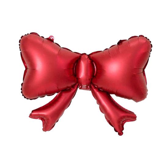 Bow Balloons Quick Inflate Balloon for Birthday Party Decorations Elegant Wedding Bridal Bachelorette Gender Reveal Photo Backdrop Foil Balloons