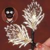 Rhinestone Feather Design Hair Clip Elegant Hair Curler Deft Bun Maker Long Thick Hair Accessories For Women