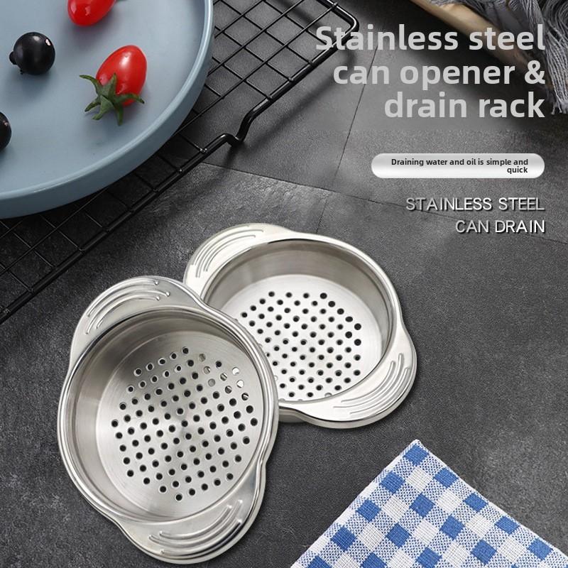 Stainless Steel Mini Draining Basket With Dual Handles For Kitchen Food Prep And Oil Drainage