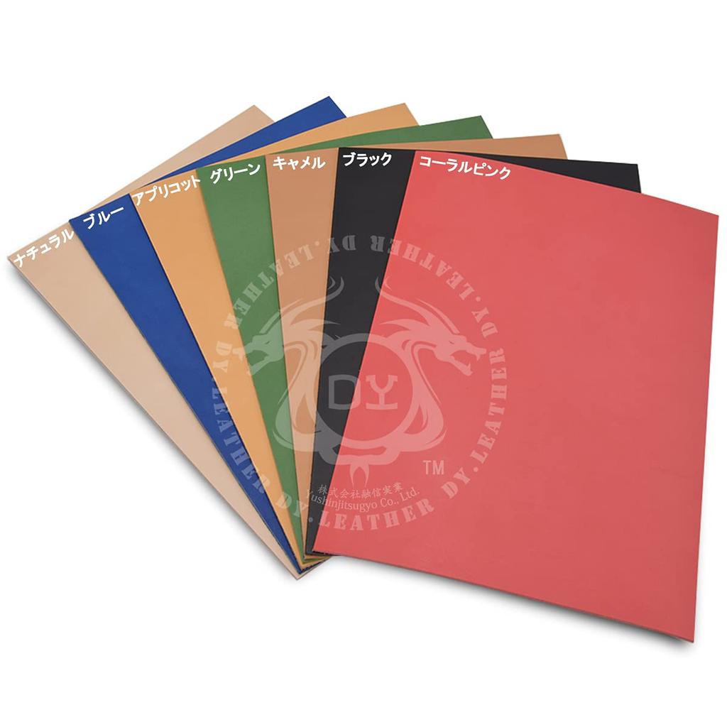 Натуральная кожа x Качество кожи Сделано в кожевенном ремесле Натуральная коровья кожа Коровья кожа Натуральная кожа DY.Leather [A3 2, Абрикосовый, 1,0 мм, 6] Япония,