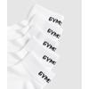 Gymshark Носки Quarter 5pk Белые I3a4g Wb57