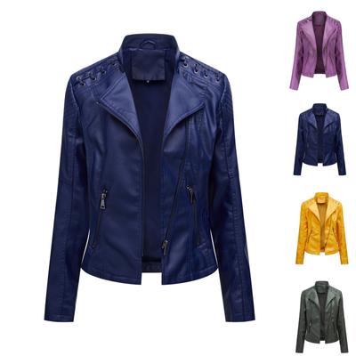 Женская куртка с лацканами и мото куртка на молнии байкерские короткие укороченные топы в стиле панк