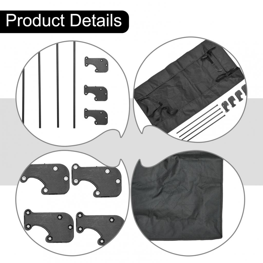 Easy To Use Canopy Garden Cart Removable VERSATILE