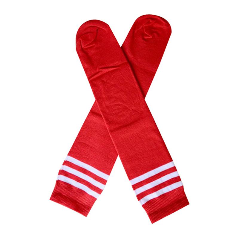 Футбольные спортивные носки длиной до колена из хлопка и спандекса, детские леггинсы, чулки для футбола