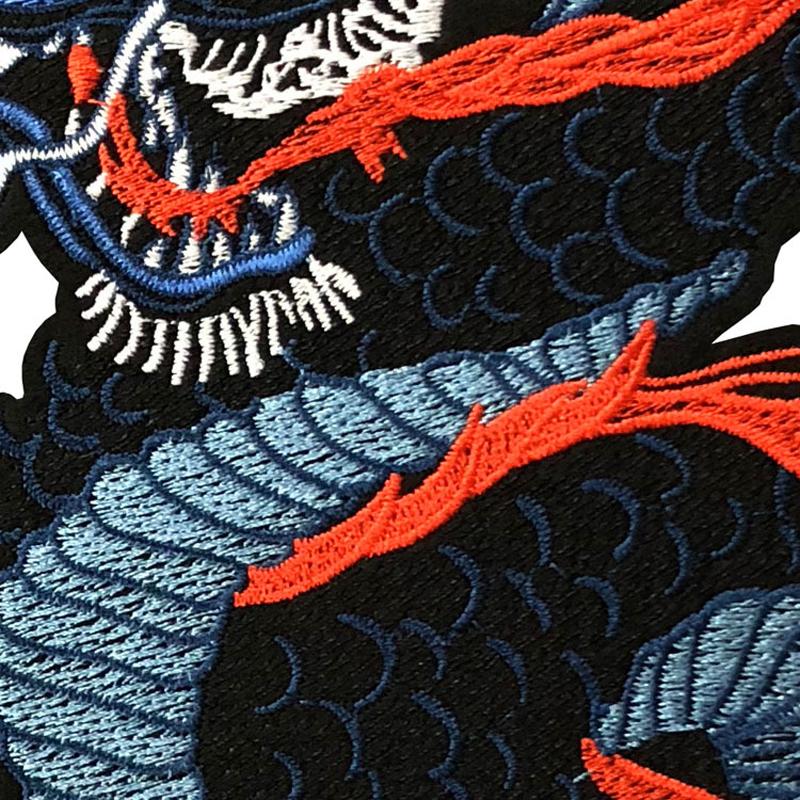 1 шт дракон вышитые нашивки аппликация ручной работы DIY гладить на одежде швейные принадлежности аксессуары