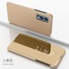 For Oneplus Nord 2 5G Case Luxury Smart Mirror Flip Holder Phone Case For One Plus Nord 2 Case 6.43'' Nord2 5G 2021 Back Cover