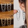 Zinc Zinc Alloy Chain Earrings Hypoallergenic Dangle Drop Earrings Accessory Ear Cuff  Gift