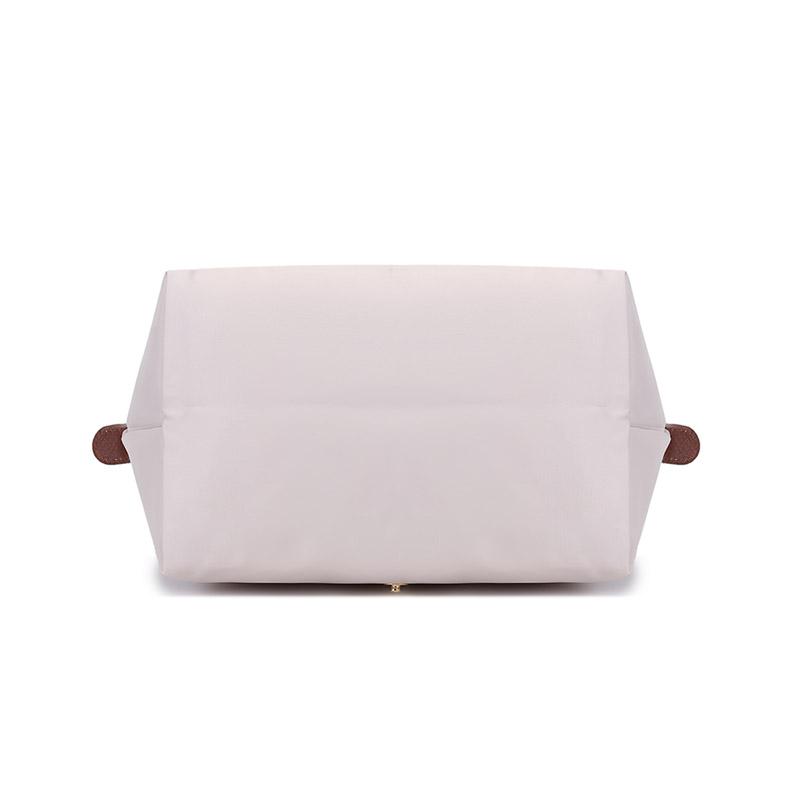 Longchamp Сумка-тоут Le Pliage 23 с короткими ручками из канваса и кожи, маленькая женская сумка-тоут, Бумага 1621089555