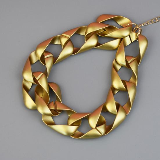 Pet Necklace Collar Anti-scratch Easy Match Plastic Exquisite Chain Adjustable Pet Necklace for Party