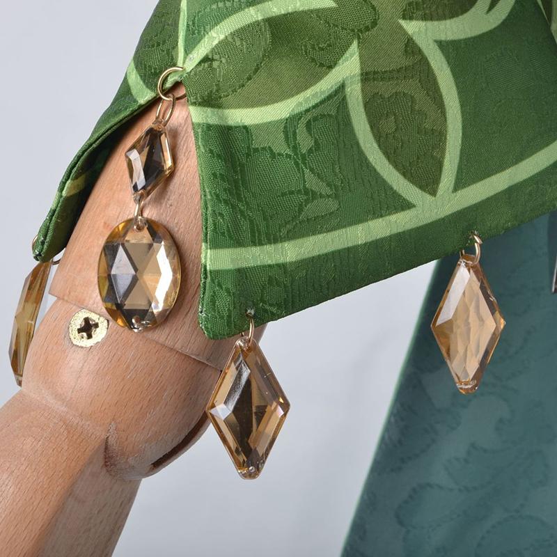 Ysir Grass God Nahida Cos игра с вышивкой аниме одежда женский комплект для косплея