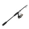 Fishing Rod and Reel Combo Set with Telescopic Fishing Rod Bait Hooks Fishing Rods Set for Fishing Beginners Gift