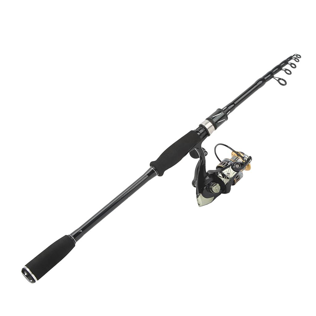 Fishing Rod and Reel Combo Set with Telescopic Fishing Rod Bait Hooks Fishing Rods Set for Fishing Beginners Gift