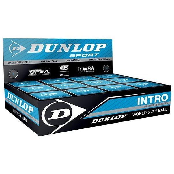 DUNLOP Intro Squash Balls (Pack of 12)