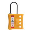 Замок-фиксатор Hasp Tagout Stop из нейлона ABS с 4 отверстиями, изолированный, для замочных скважин 36 мм