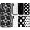 Black And White Polka Dot Case Cover For Samsung Galaxy A72 A52 A42 A32 A22 A12 A50 A70 A41 A51 A71 A21S A52S Fundas