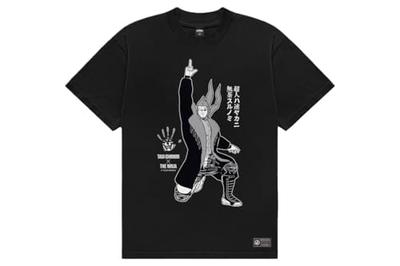 Новая Japan Pro-Wrestling Kinnikuman Коллаборация Тайцзи Исимори x The Ninja Футболка, Размер M, 6832104235