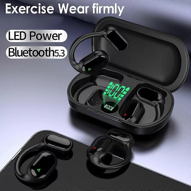 Sweatproof Wireless Bluetooth Earphones Headphones Sport Gym Earbuds