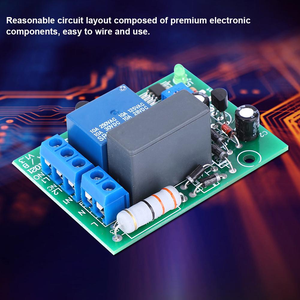 Реле таймера модуля задержки включения переменного тока 220 В для защиты электроприборов