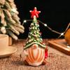 Gnome Resin Tree Christmas Decorations,Large Size 6.29 Inch Gnome Decor Collectible Figurines Bookshelf Desktop