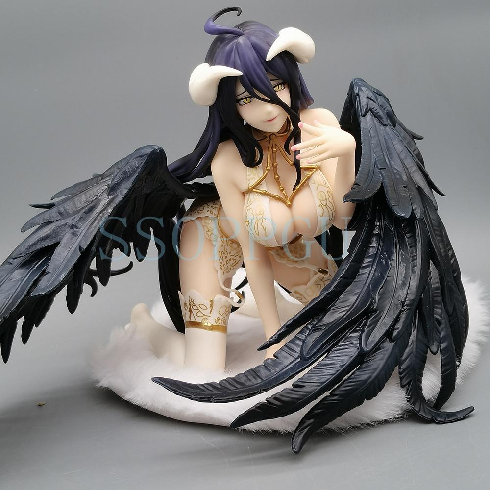 15CM Overlord Figure Albedo Lingerie Claynel Anime Girl Action Toy Statue Adult Collection Model Doll NEW PVC 1/7 Poseable Articulated Scale Detailed