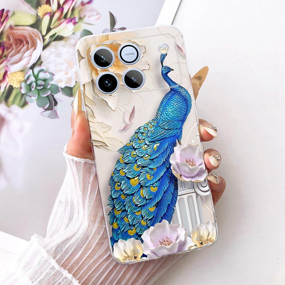 Clear Casing For Honor Win 5G AAP-AN00 Case For Honor Win 5G Cover Luxury Cute Cat Fashion Butterfly Cool Painted