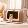 New Small and Medium-sized Dog Kennel Dog House Kennel Three-dimensional Bear Curved Warm Cat Kennel Autumn and Winter Pet Kennel