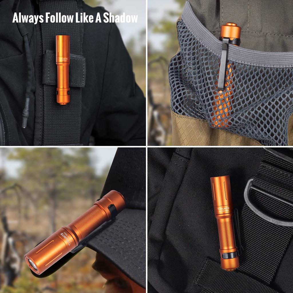 ThruNite Archer MINI Маленький карманный фонарик EDC, оснащенный светодиодом SST20. Максимальная яркость 405 люмен. Максимальная дальность облучения 87 метров.