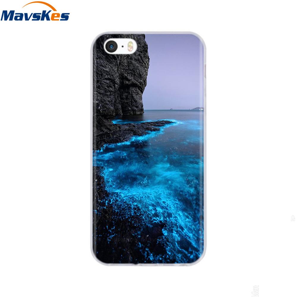 Мягкий чехол из ТПУ для iPhone 4 4s 5 5s SE 6 6s милый мультяшный кот цветок модный силиконовый чехол-бампер для телефона полная защита