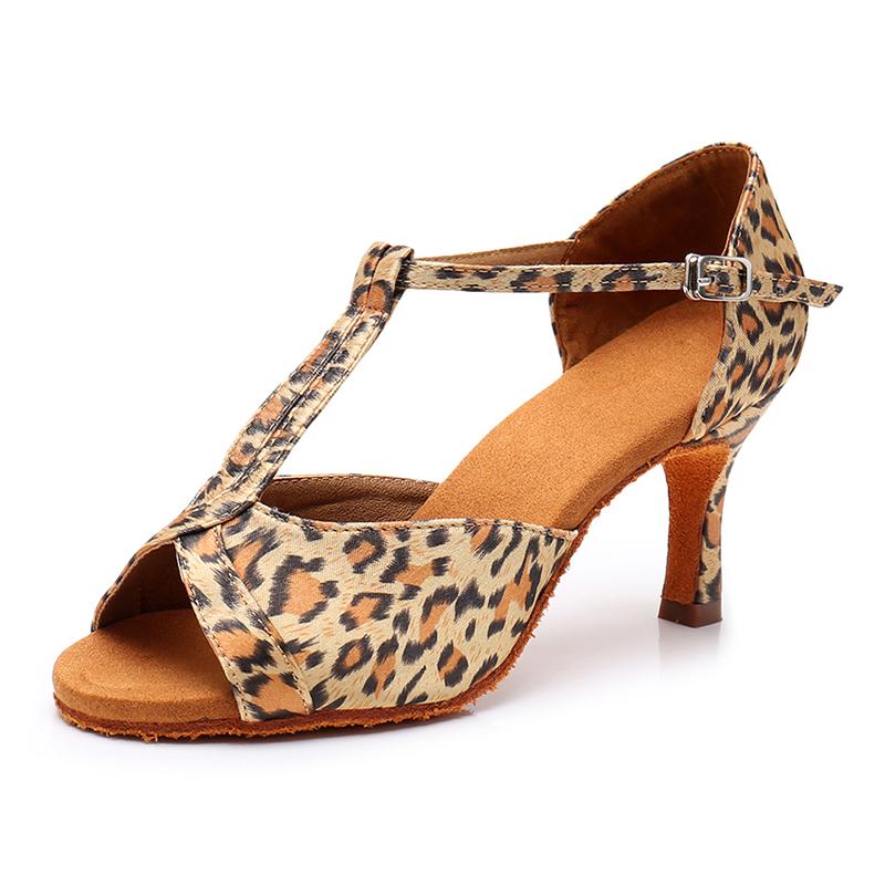 Женская обувь для латинских танцев для девочек, обувь для бальных танцев танго, сальсы, на каблуке 7 см