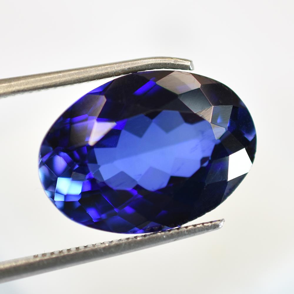 10.10 Ct Luxury TANZANITE Blue Oval Cut Loose Gemstone For jwellery