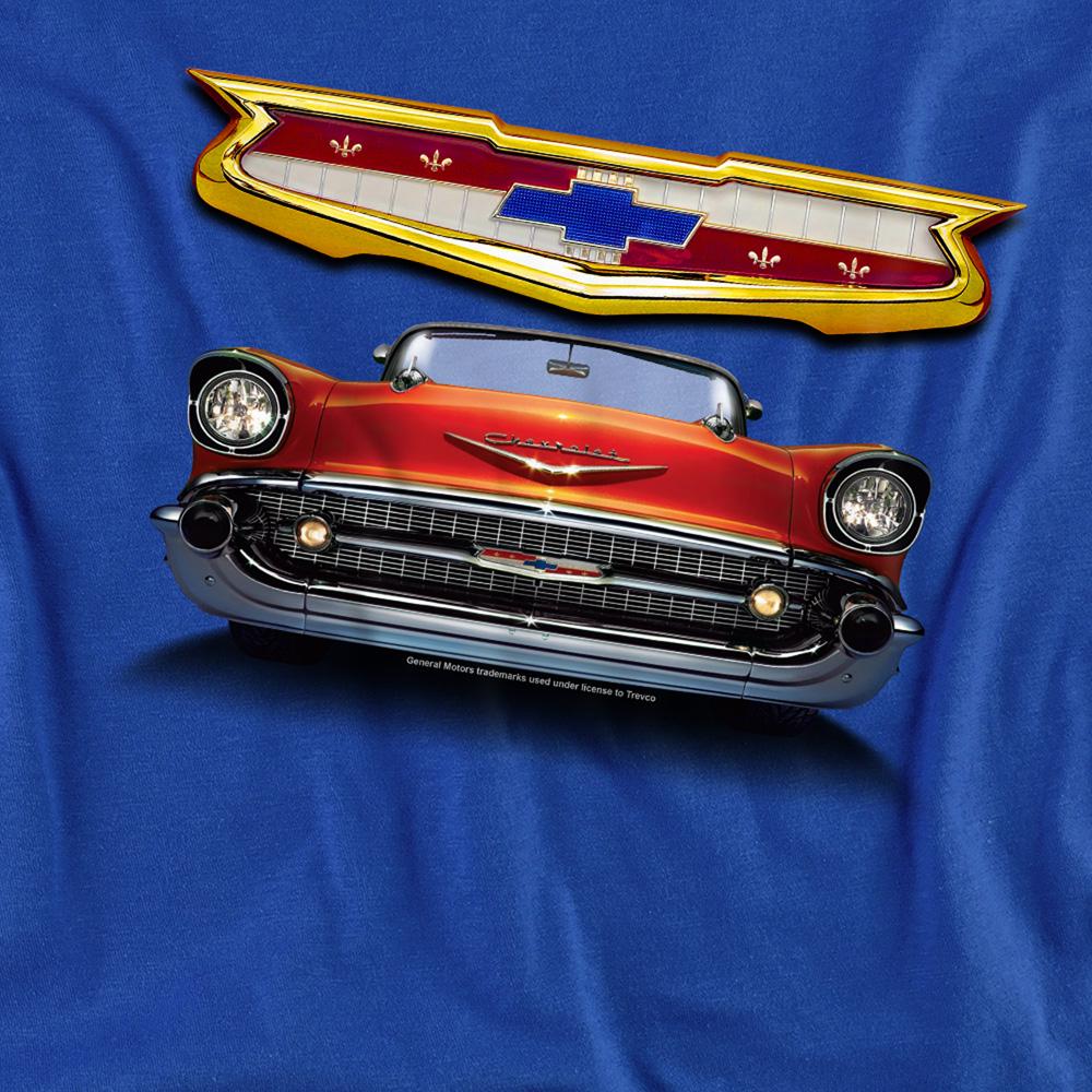 Chevrolet Unisex Adult 1957 Bel Air Grille Long-Sleeved T-Shirt