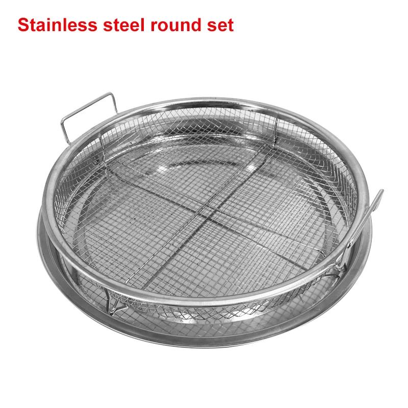 Медный противень для выпечки Масло для жарки Сковорода для выпечки Антипригарное покрытие Корзина для чипсов Форма для выпечки Сетка для гриля Инструменты для барбекю Посуда для кухни