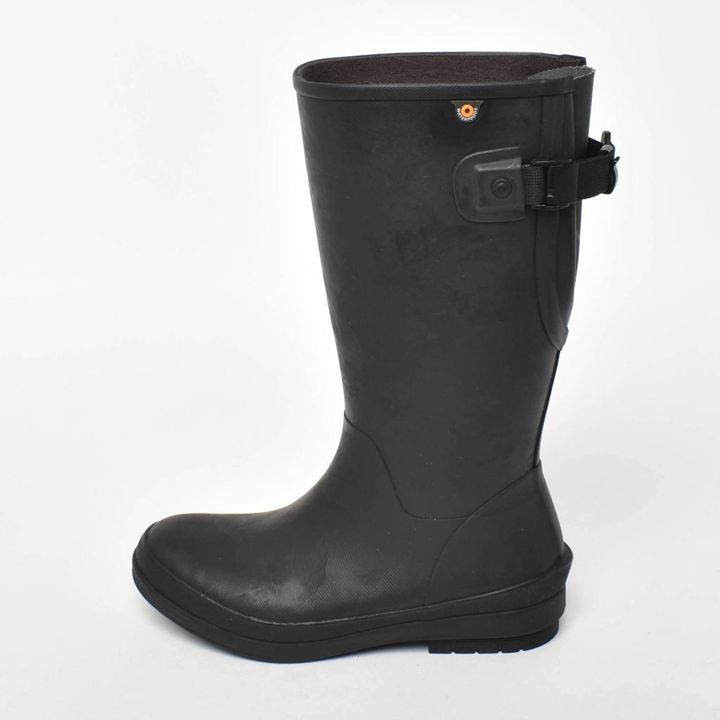 Bogs AMANDA2 TALL Rain Size 2E Women's Shoes, Black, 23.0 Cm,