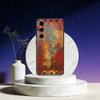 Retro Industrial Style Rusty walls Phone Case For Samsung Galaxy A73,A72,A71,A70,A53,A52,A51,Others Soft Black Cover