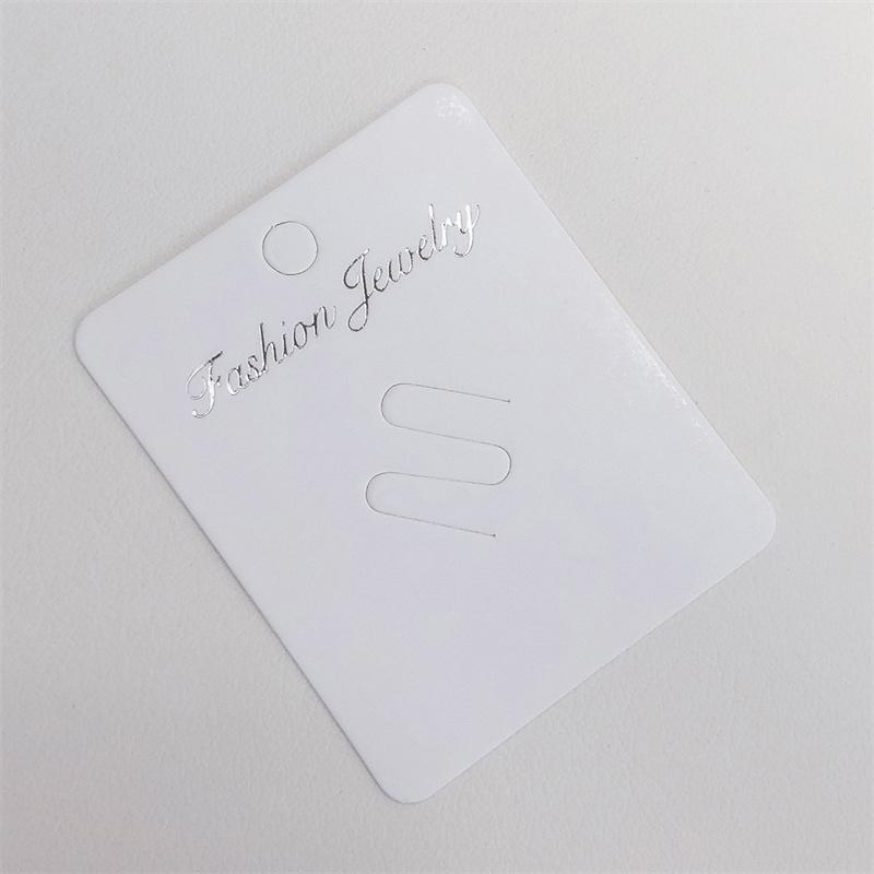 50Pcs  Brooches Display Cards High Quality Pins Blank Paper Tag Jewelry Packaging Cards Sale Hang Price Tag Cards
