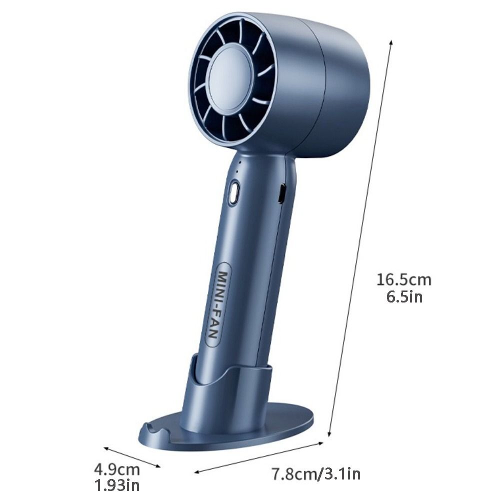Portable Handheld Fan Cooler USB Rechargeable Desk Fan Cold Mini Air Conditioner Dormitory