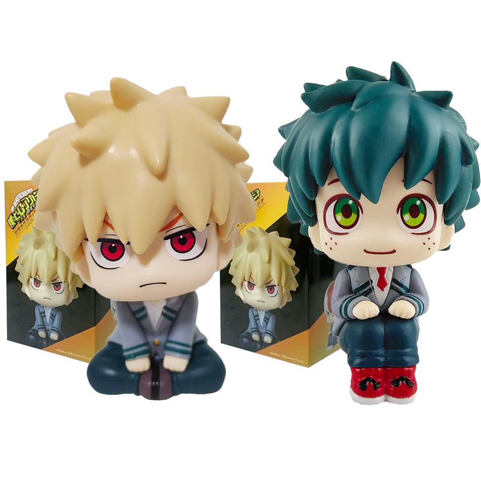 10 см Аниме Фигурка Boku no Hero Academia Мидория Изуку Фигурка Бакуго Кацуки/Тодороки Шото Фигурка ПВХ Коллекционные Игрушки