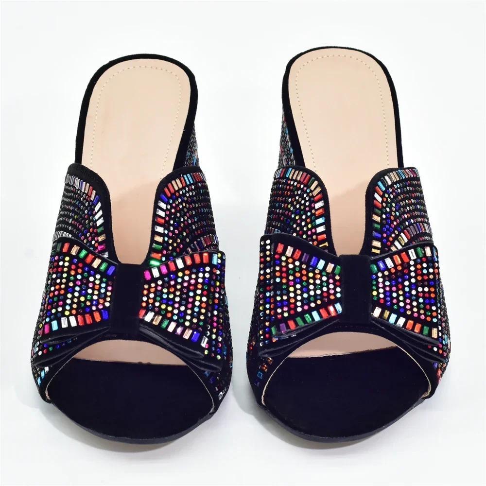 Fashion Women's Pumps Luxury Brand High Heel Pumps 2025 Elegant with Rhinestone Large Size Women Shoes Party Women Sandals Platform Heel