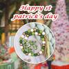 2Pcs St.Patrick Day Wood Bead Garlands Wall Hanging Ornaments Colorful Farmhouse Decor Boho Garlands With Tassels For Tiered Tra