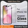 Для iPhone 16e Glass IMAK Full Coverage Tempered Glass Film Pro+ Series