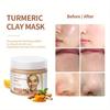 Turmeric Mud Mask with Extraction Tool  Deep Cleanses, Evens Skin Tone, Controls Oil,  Cleansing Pores Smear-on Mud Mask Suitable for All Skin Types