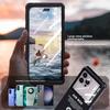 Universal OPPO Waterproof Sports Design Phone Pouch Clear Window for 6.9 Inch Shockproof Dustproof Case for Outdoor Activities
