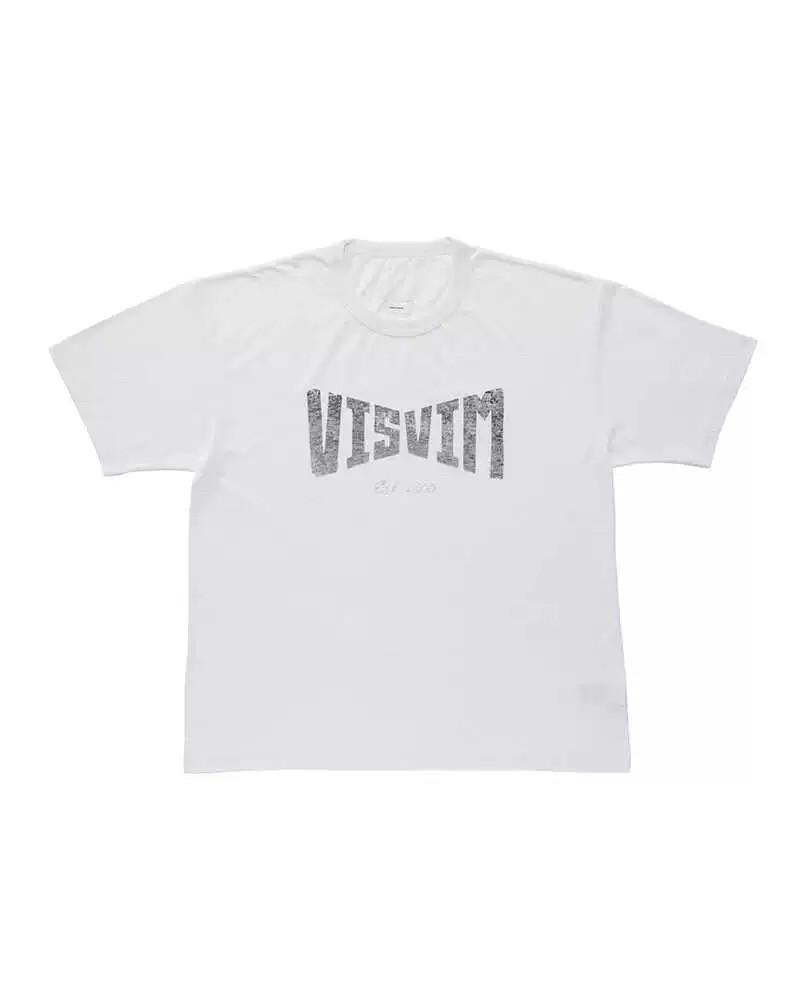 VISVIM HERITAGE TEE SS 24SS Винтажная стирка Принт Повседневная футболка с коротким рукавом Унисекс