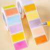 1roll Color Coding Labels Sticker Adhesive Rectangle Sticker Solid Colors Label Tag For Kitchen Seasoning Bottle Label TMZ