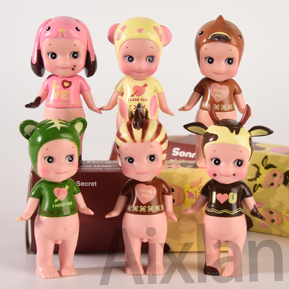 Милая кукла Kewpie Ограниченная серия ко Дню святого Валентина Фигурка Sonny Angel Животное Игрушки Лиса Собака Мышь Ограниченная 1 шт 8 см