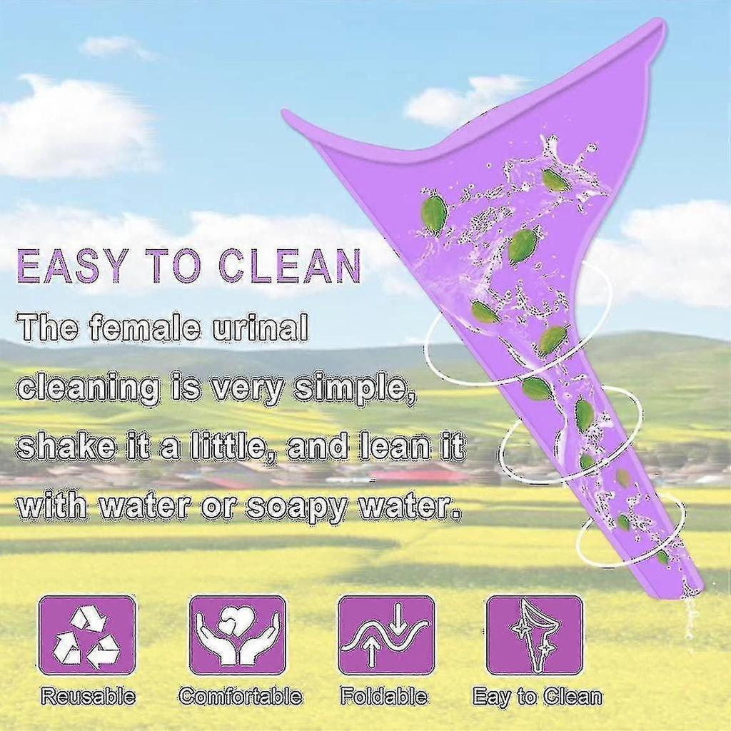 Female Urination Device, 5 Pcs Urinal Funnel For Women Reusable Standing Up Female Pee Funnel For Camping, Hiking