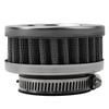 45MM /1.77\" очиститель воздушного фильтра черный круглый конический резиновый нержавеющая сталь