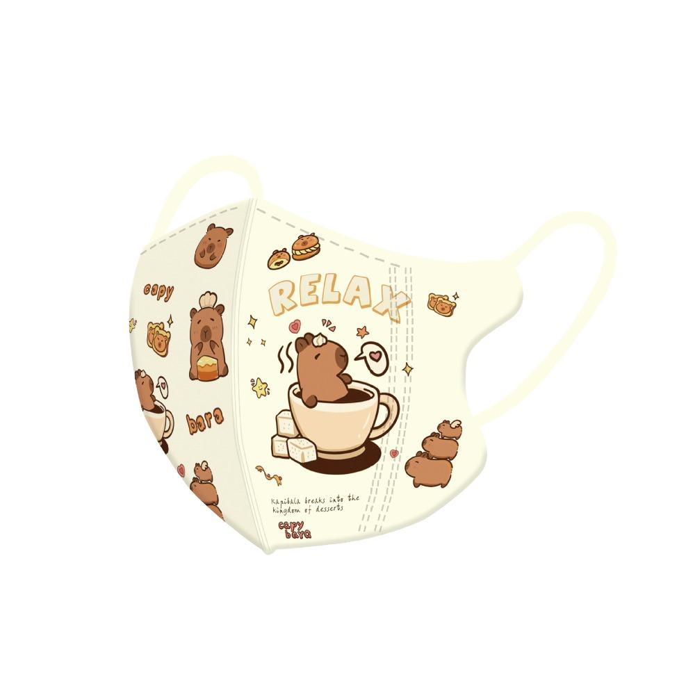 Capybara Pattern Sunshade Mask Anti Pollen Anti-sun Mask Hot Sale Face Veil Outdoor