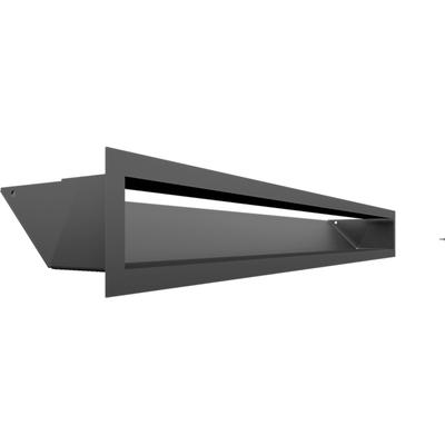 Вентиляционная крышка LUFT 9x80 графит Slim